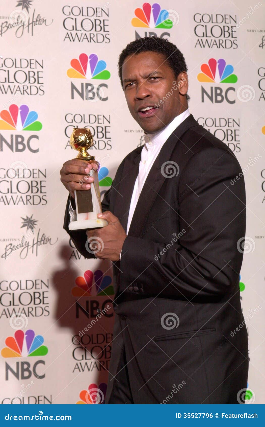 Denzel Washington editorial photo. Image of golden, awards - 35527796