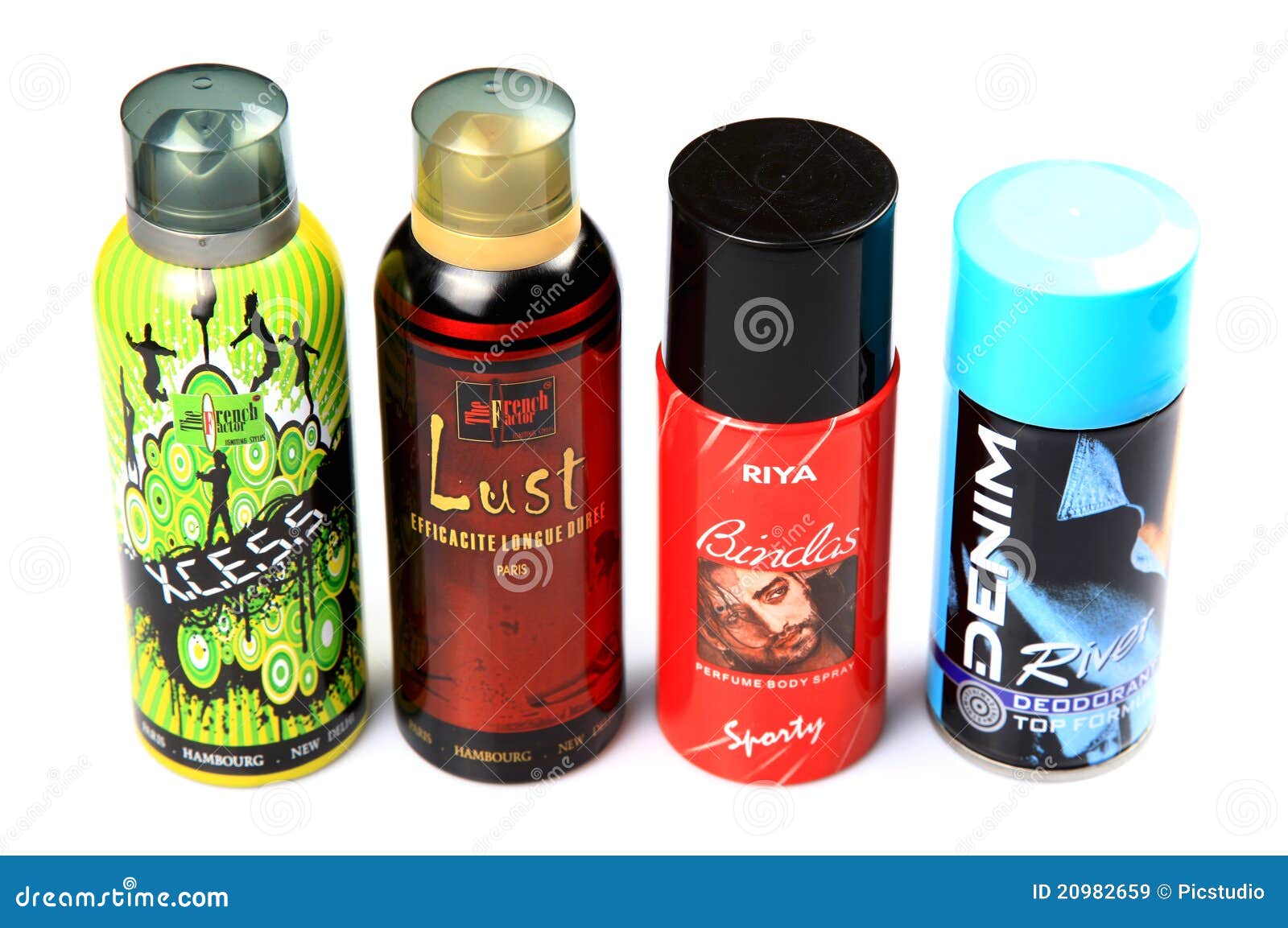 Deodorant bottles editorial stock image. Image of perfume 20982659