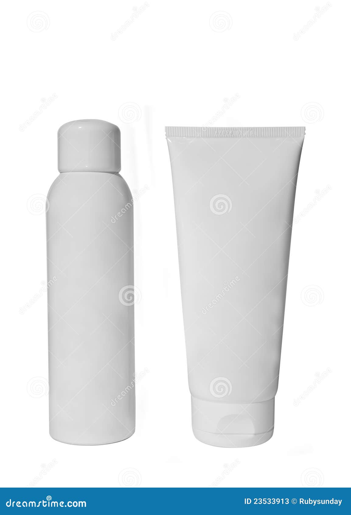 Deodorant and cream tube stock image. Image of care, bathroom 23533913