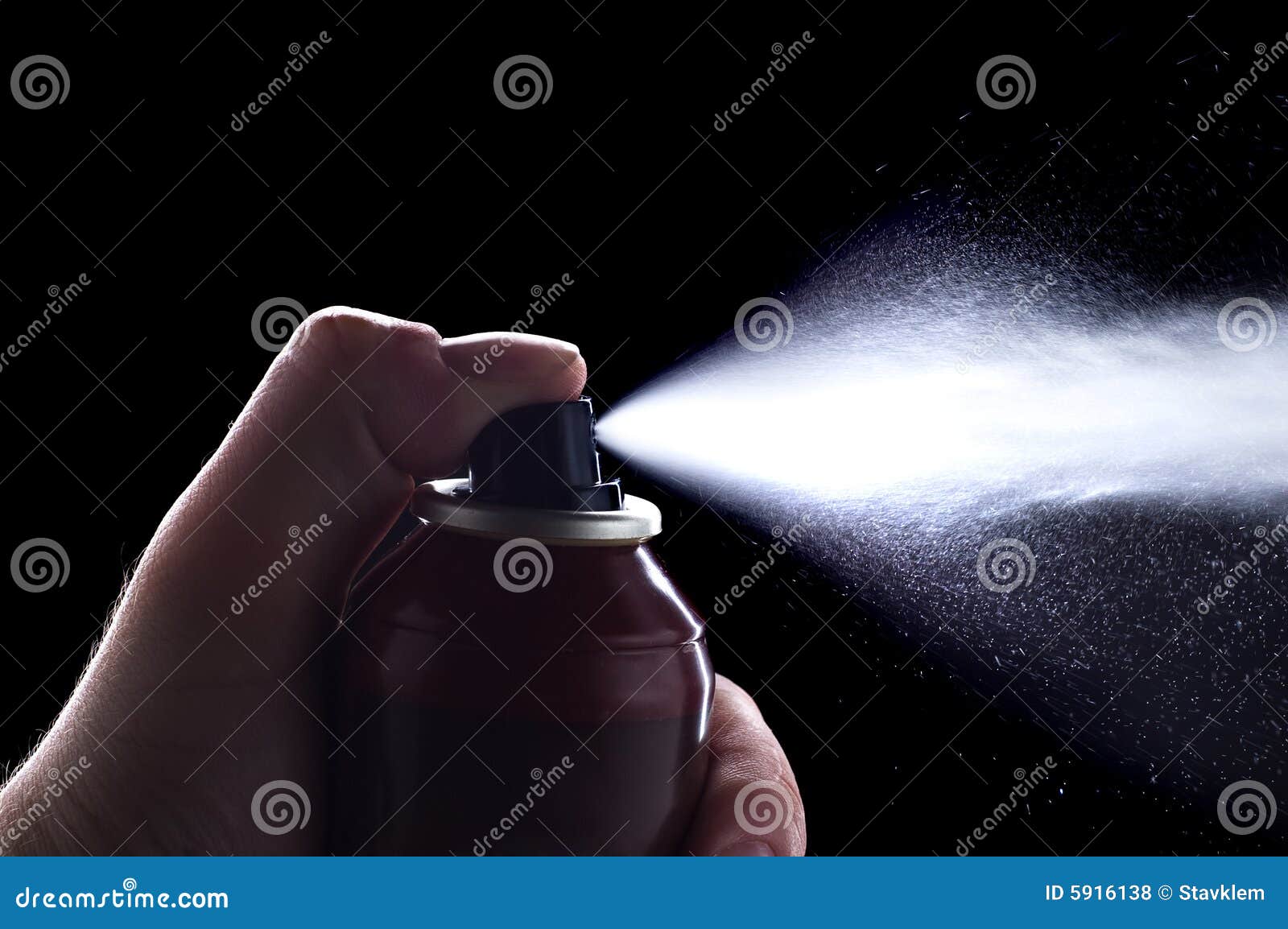 Deodorant in Hand Isolated on Black Stock Photo Image of medicine
