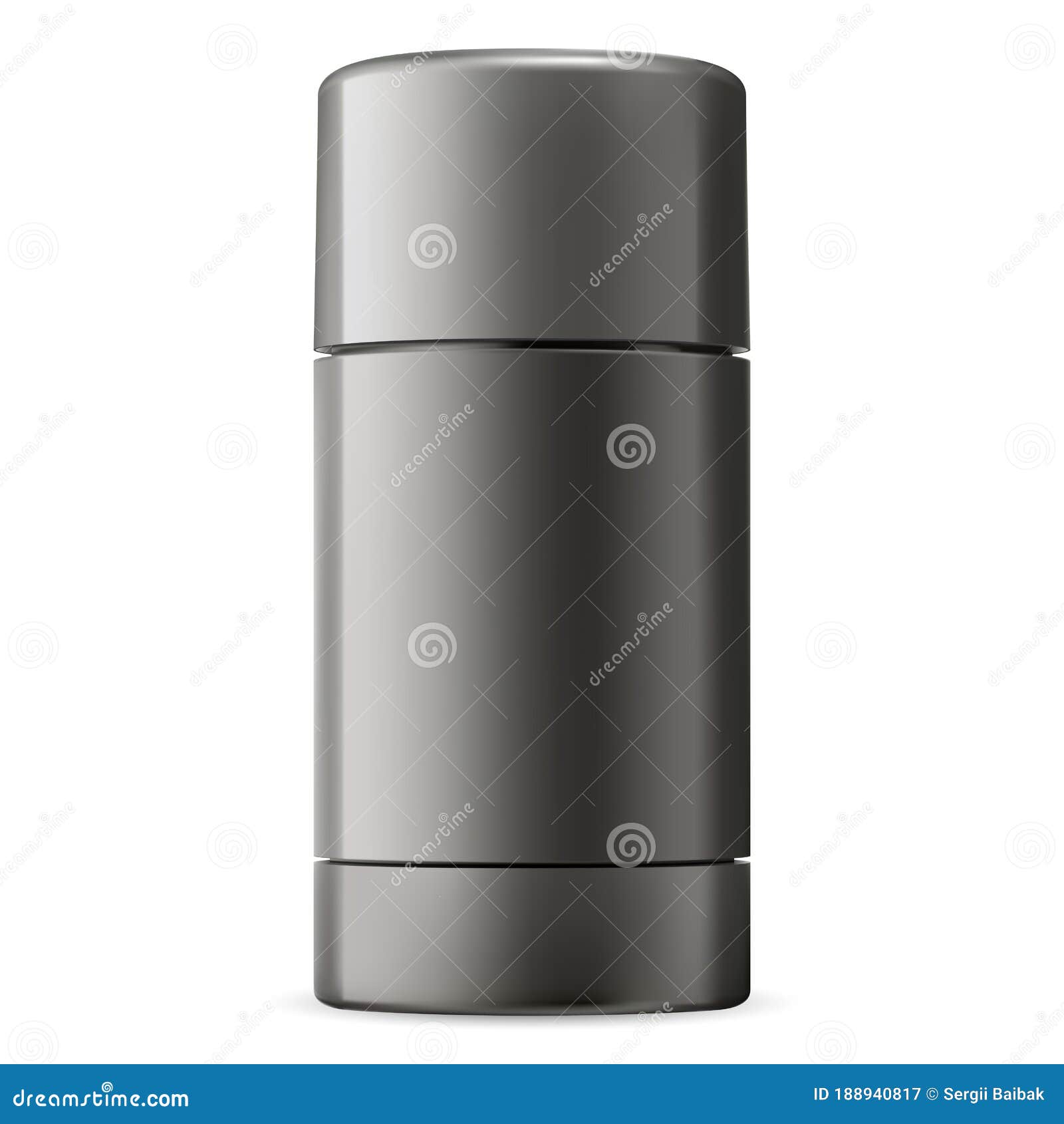 Deodorant Stick. Black Container Antiperspirant Stock ...