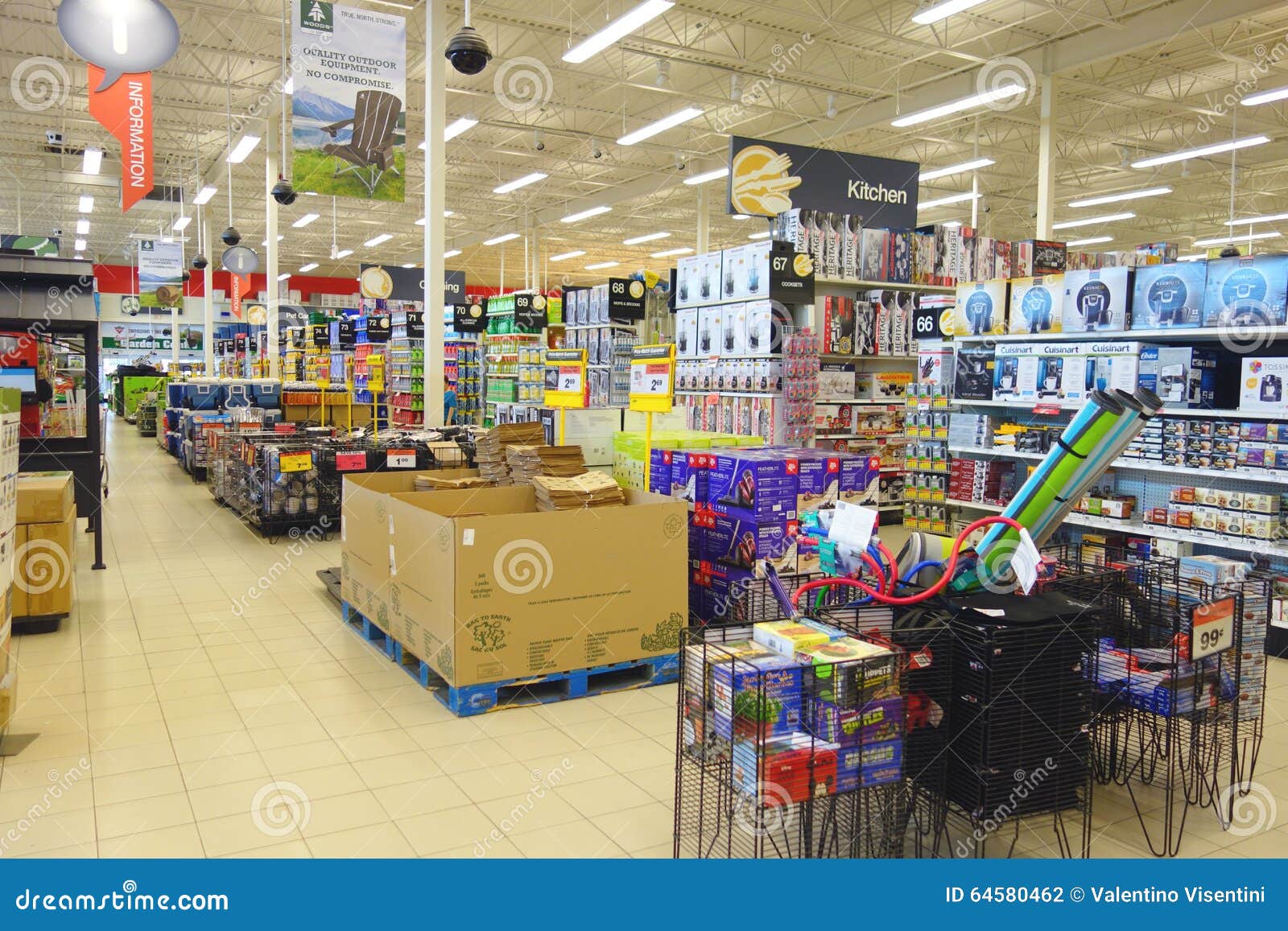 Department Store editorial photography. Image of canadian 64580462