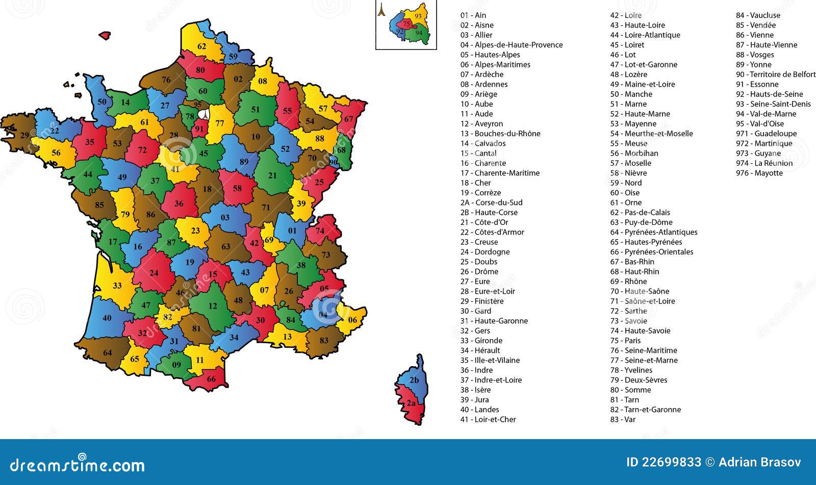 departments of france