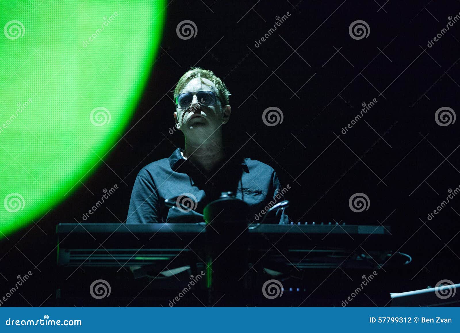 Depeche Mode Live Andy Fletcher Editorial Photography Image of