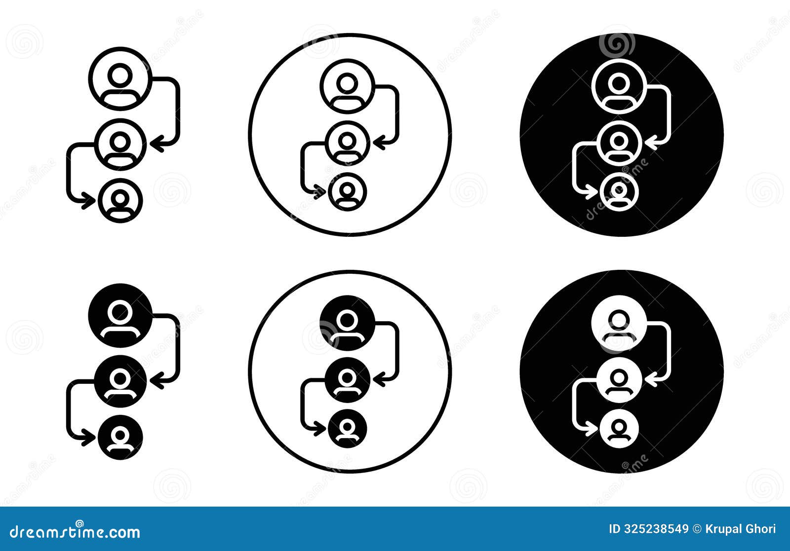 dependencies icon outline flat icon