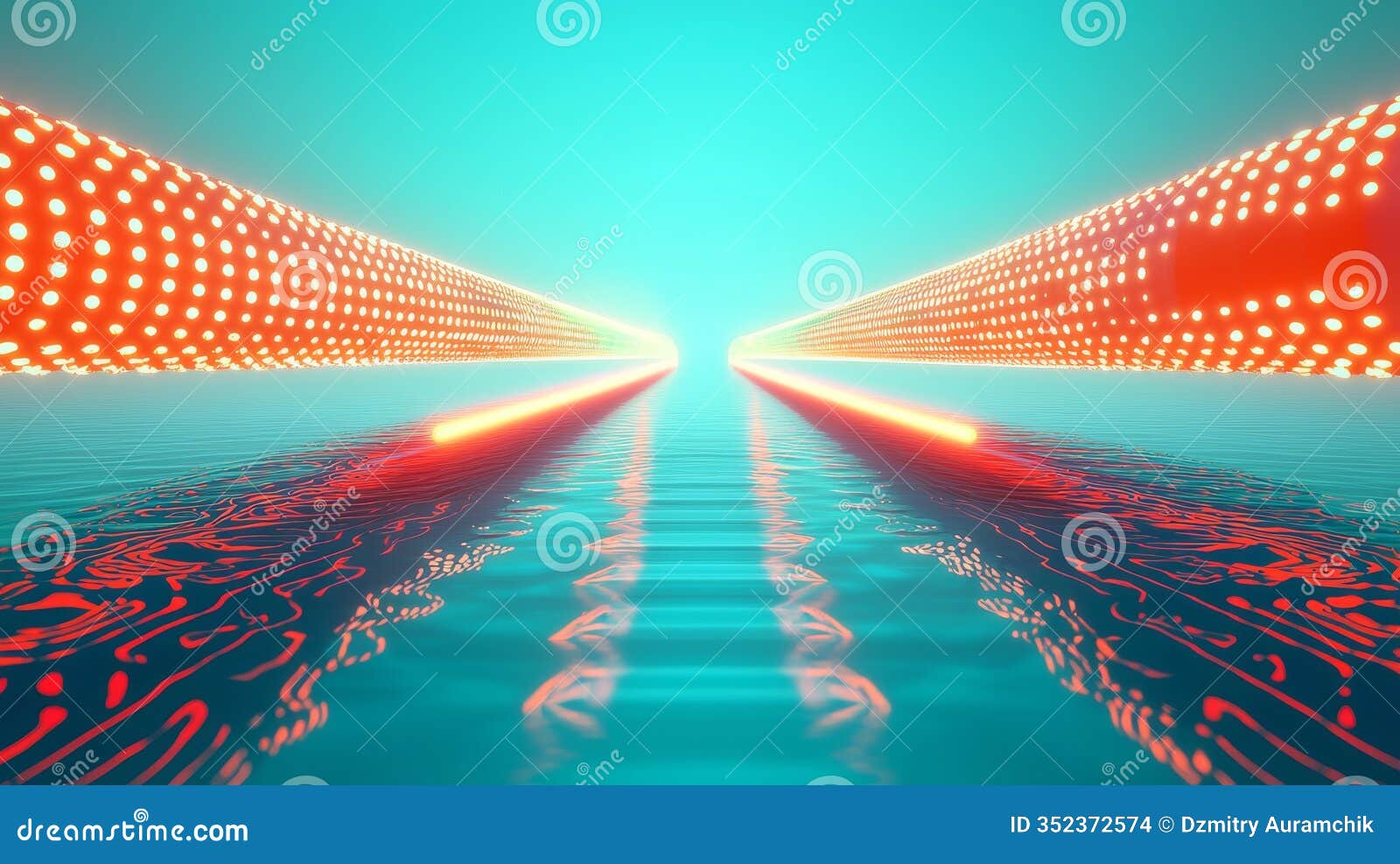a depiction features an oil and gas pipeline traversing the seabed, rendered with basic lines, dots, and a low-polygon