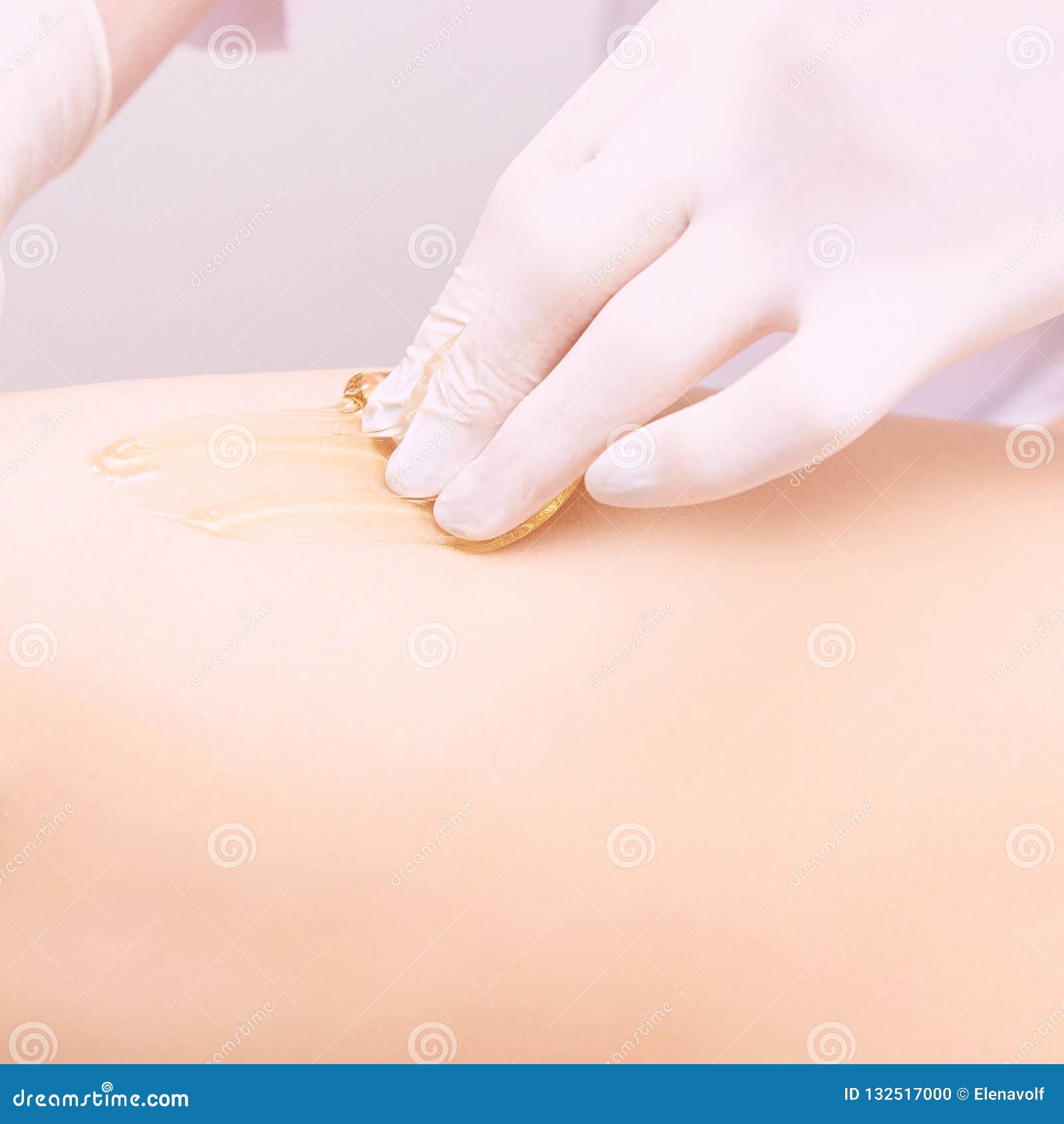 Depilation Spa Procedure Woman Hair Remove Waxing Epilation Sugaring