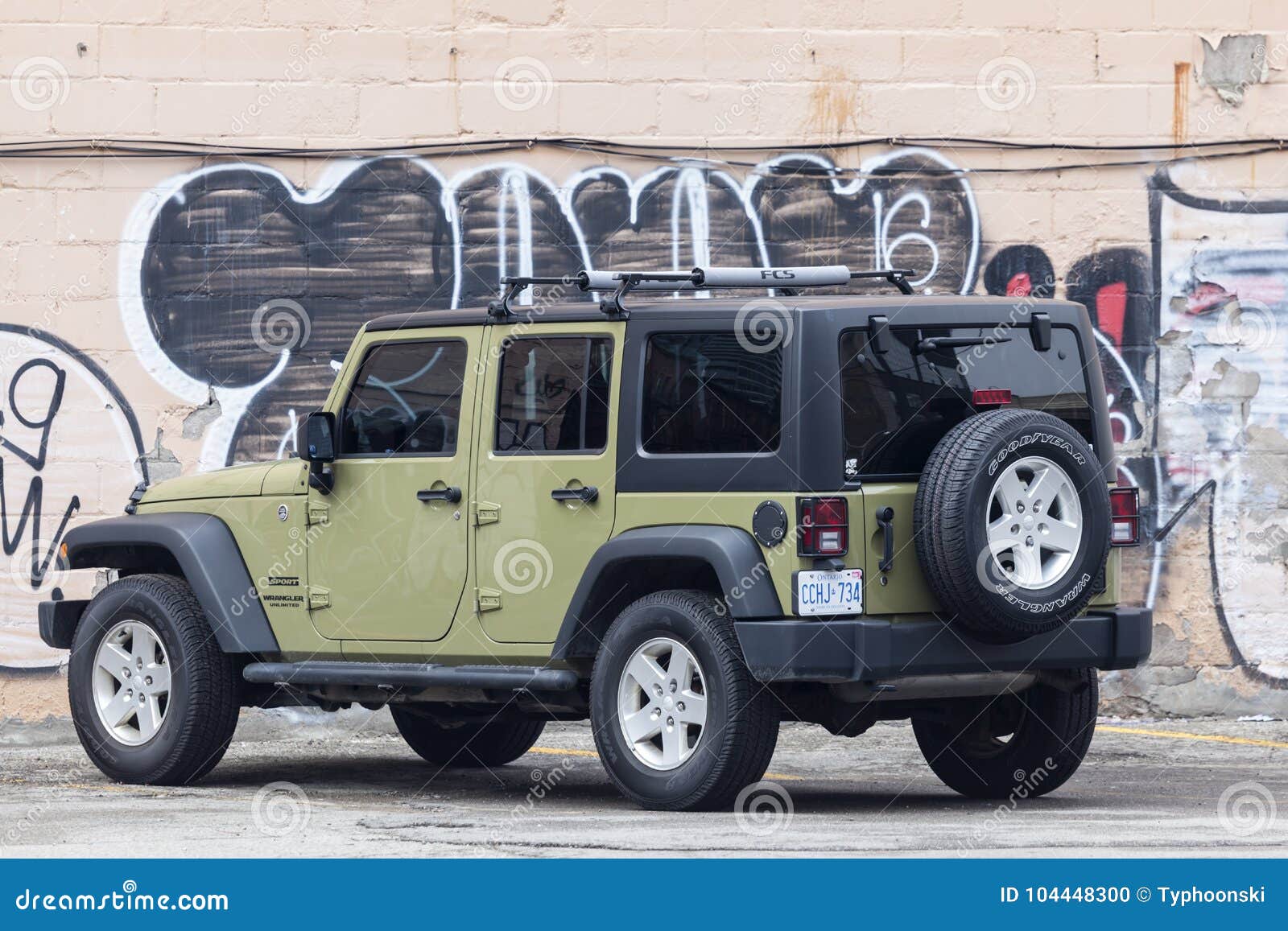 Deporte de Jeep Wrangler imagen editorial. Imagen de americano 104448300