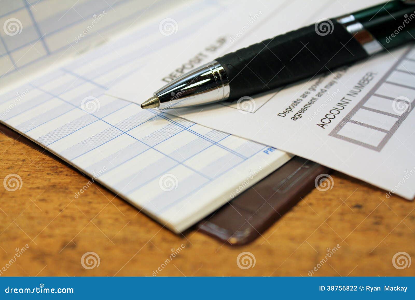in terms of Fourth National census Deposit Slip with Check Ledger Stock Photo - Image of register, accounts:  38756822