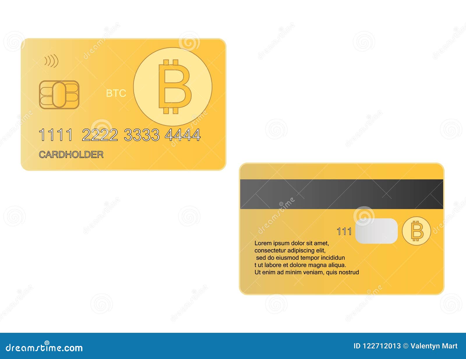 Deposite El Bitcoin De La Tarjeta De Débito, Moneda Crypto EPS 10  Ilustración del Vector - Ilustración de debe, divisa: 122712013