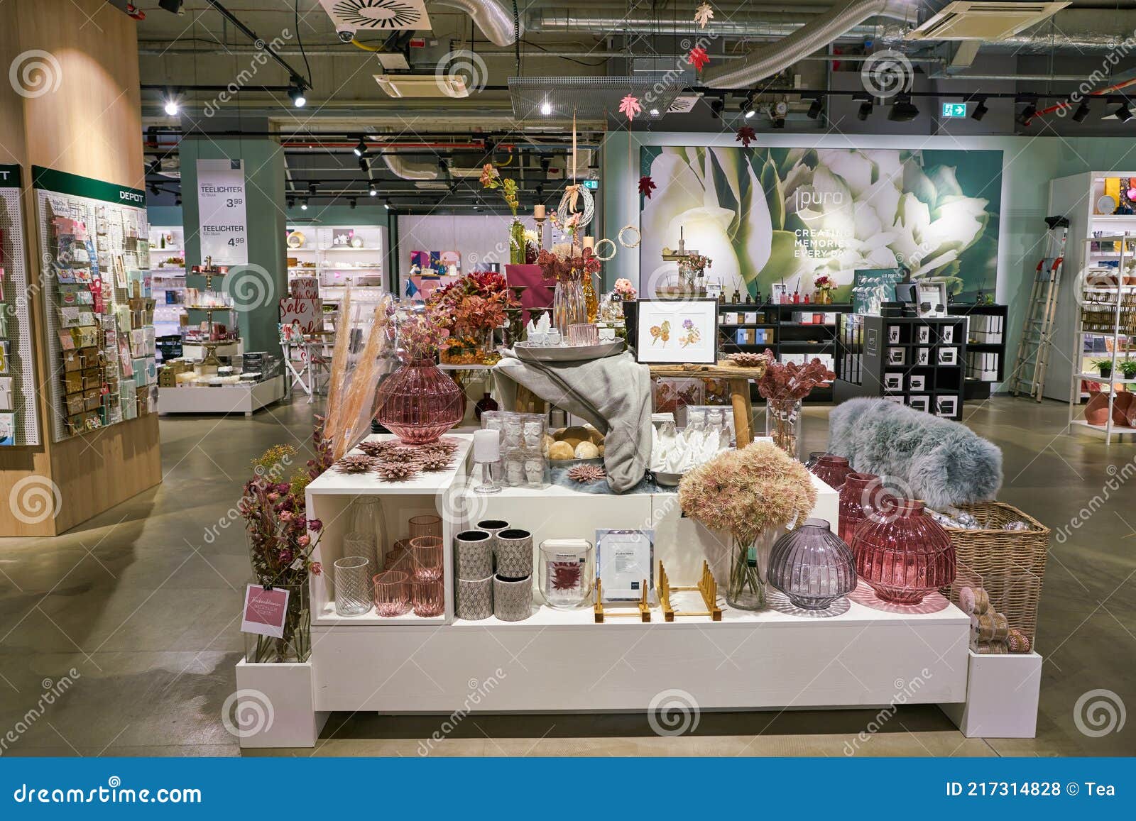 Interior Shot of Depot Store in Berlin Editorial Stock Photo Image of