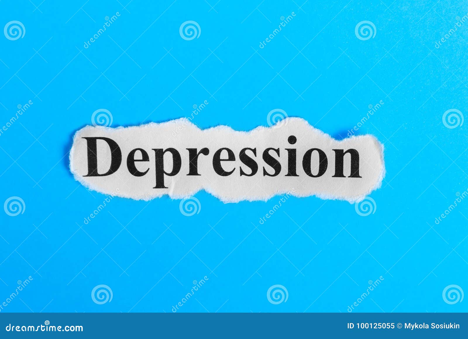 paper on major depression