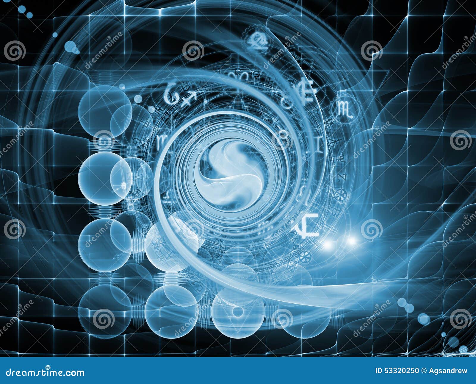 meaning vector symbol of Illustration 53320250 Image: Sacred Stock   Geometry Depth Of