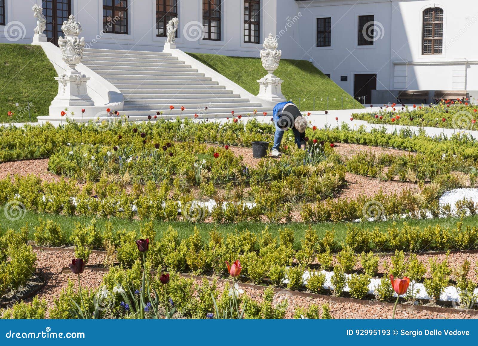 Der Barocke Garten in Bratislava Redaktionelles Stockfoto Bild von