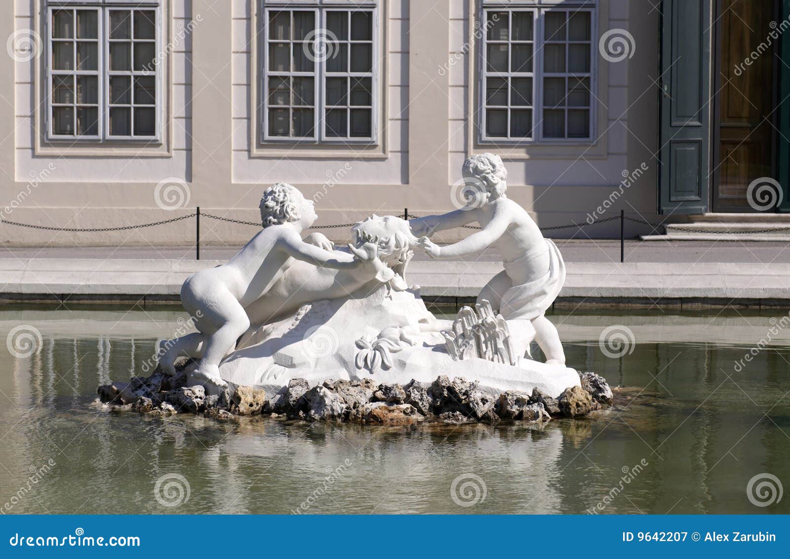 Der Belvedere. Palast `s Garten. Stockbild - Bild von ...