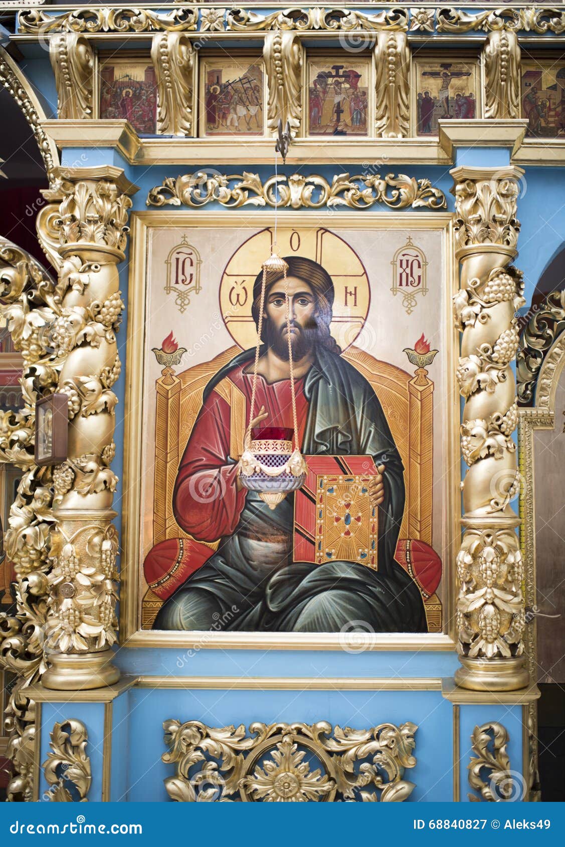 Der Innenraum Der Tempel Der DonIkone Der Mutter Des Gottes