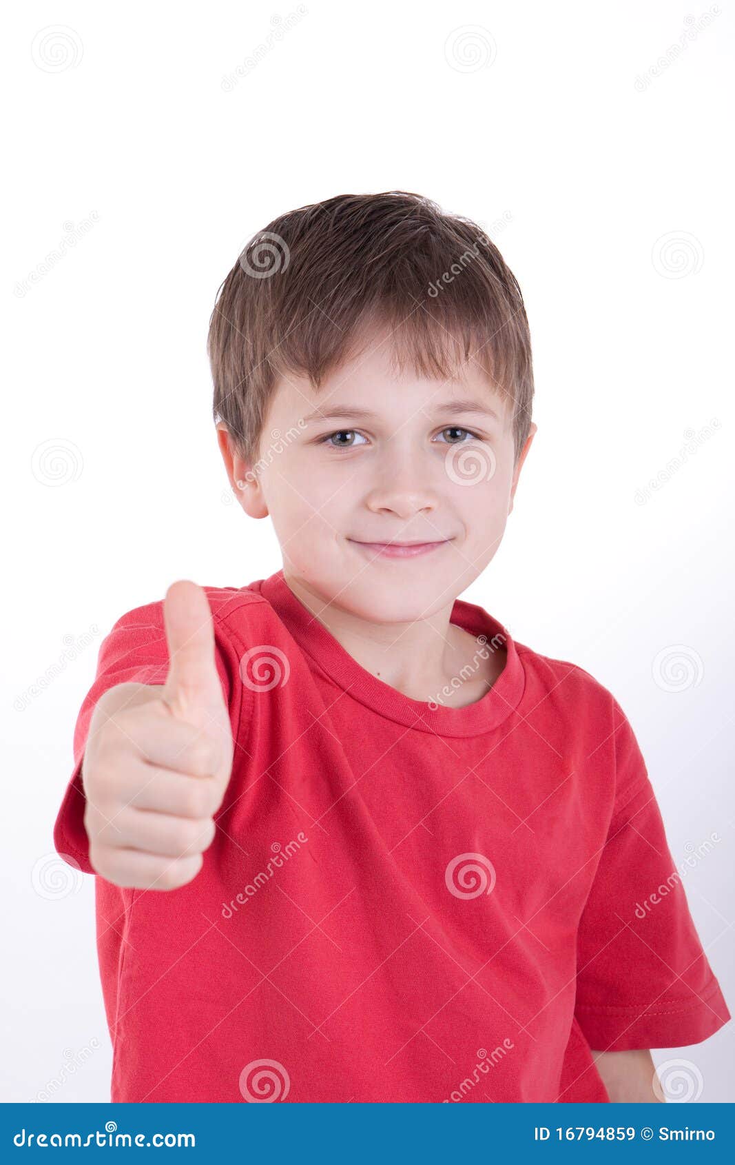 Der Junge Zeigt Ein Zeichen Tadellos Stockbild Bild von aufwärts, hintergrund 16794859