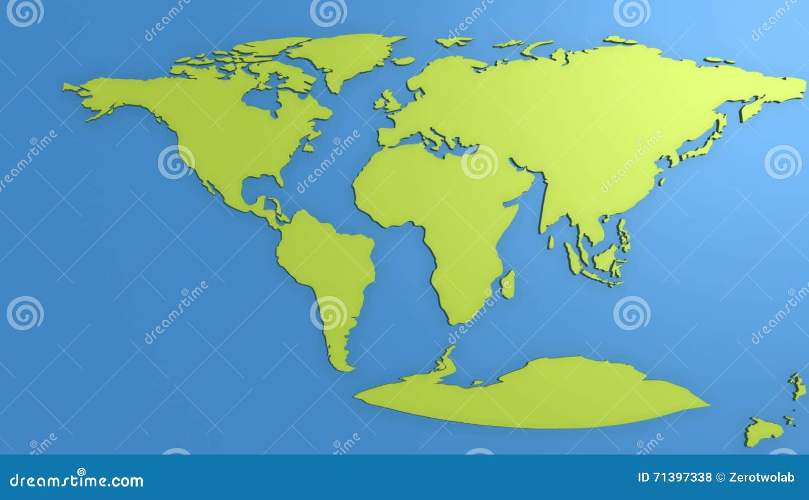 Deriva dei continenti stock footage. Video di movimento 71397338