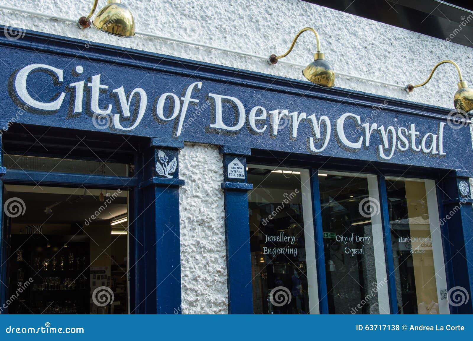 Derry Craft Village foto de archivo editorial. Imagen de centro 63717138