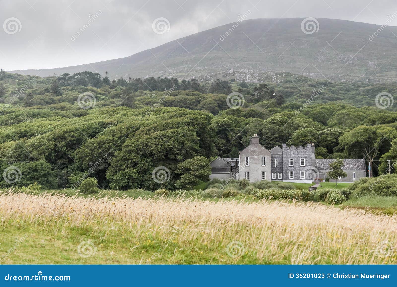 Derrynane House stock image. Image of hills, residence 36201023