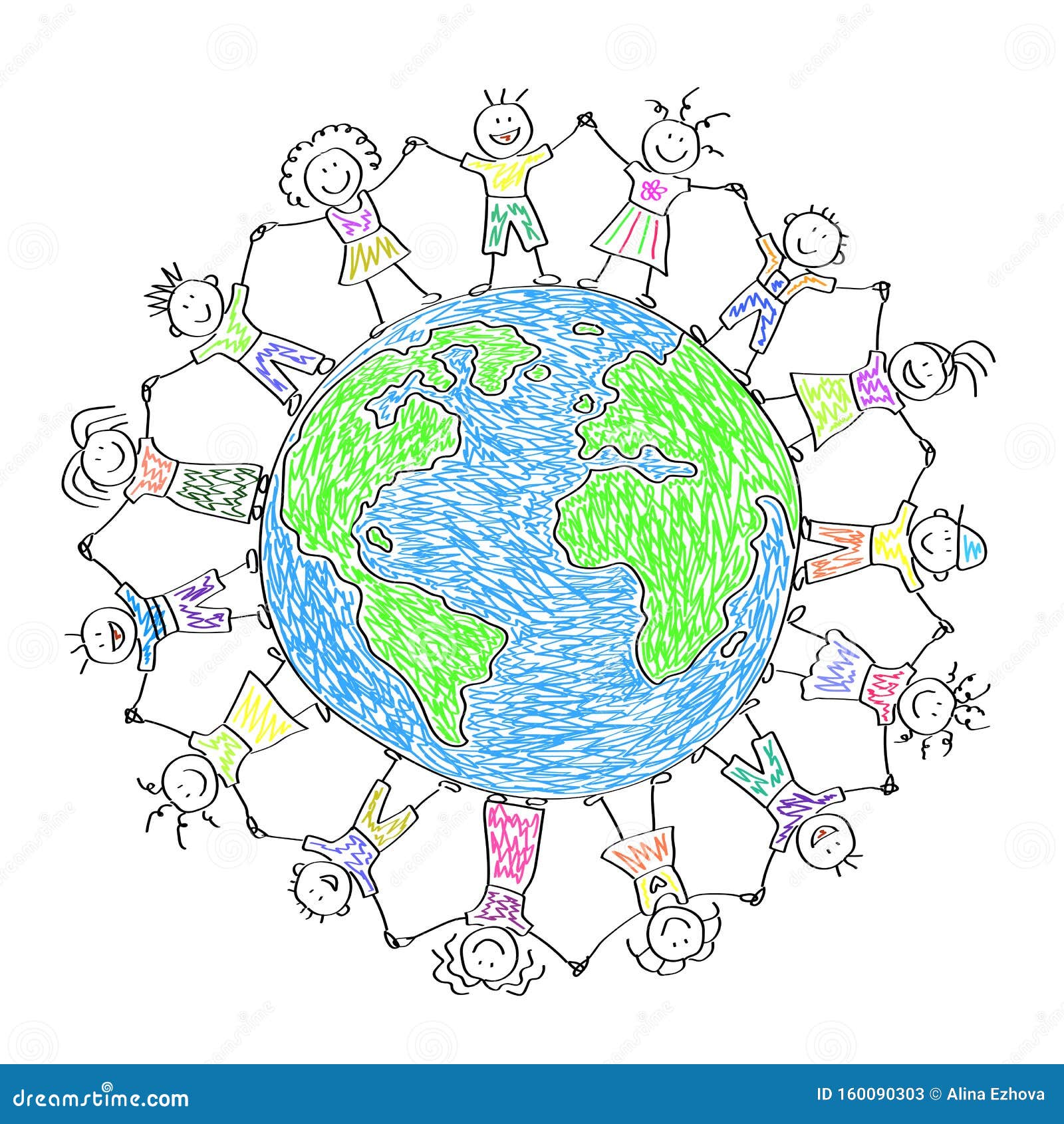Des Enfants Heureux Autour De La Planete Dessin Pour Enfants Illustration De Vecteur Illustration Du Kindergarten Divers Des Enfants Heureux Autour De La Planete Dessin Pour Enfants Illustration De Vecteur Illustration Du Kindergarten Divers