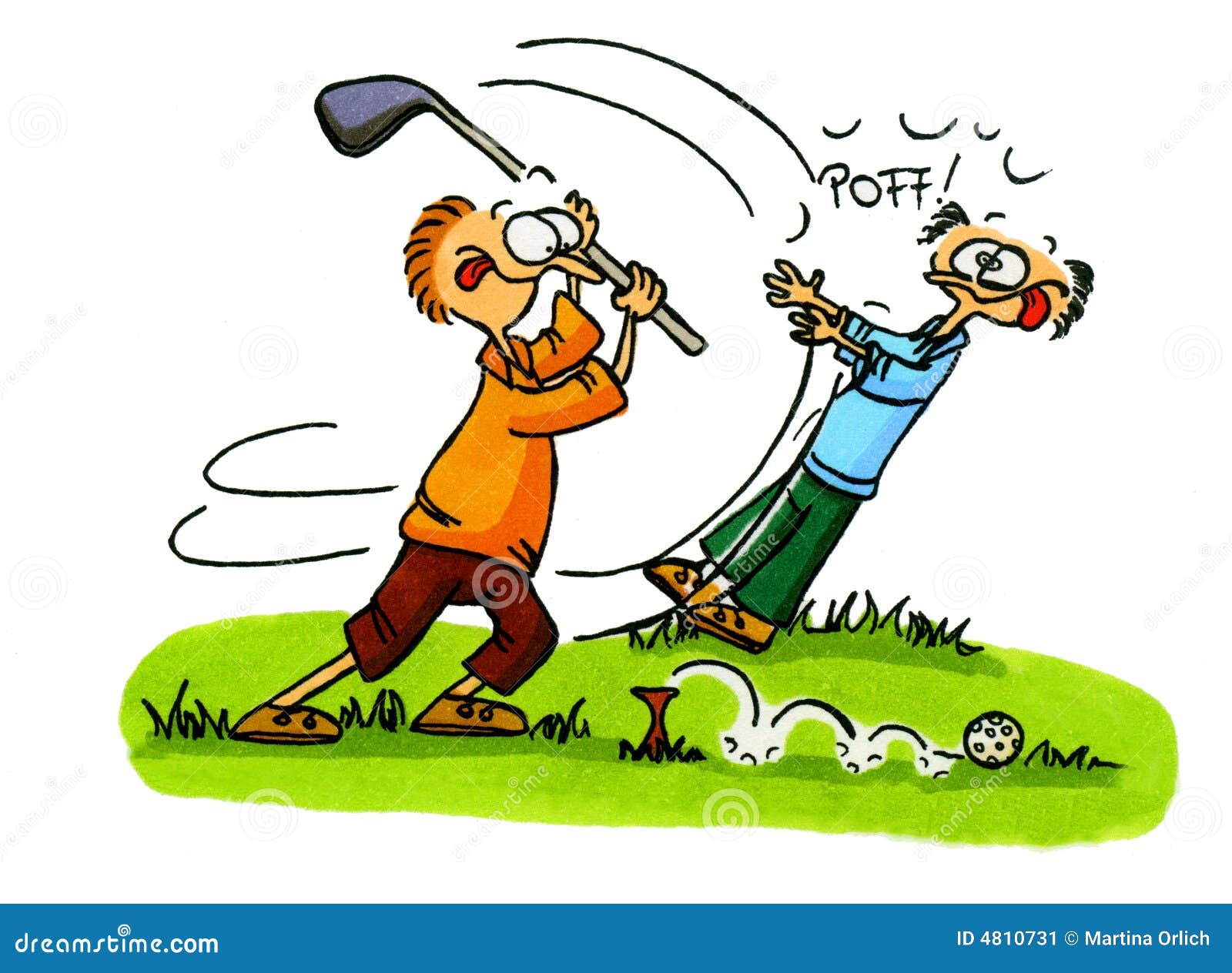 Des Joueurs De Golf Jouez Au Golf La Série Le Numéro 3