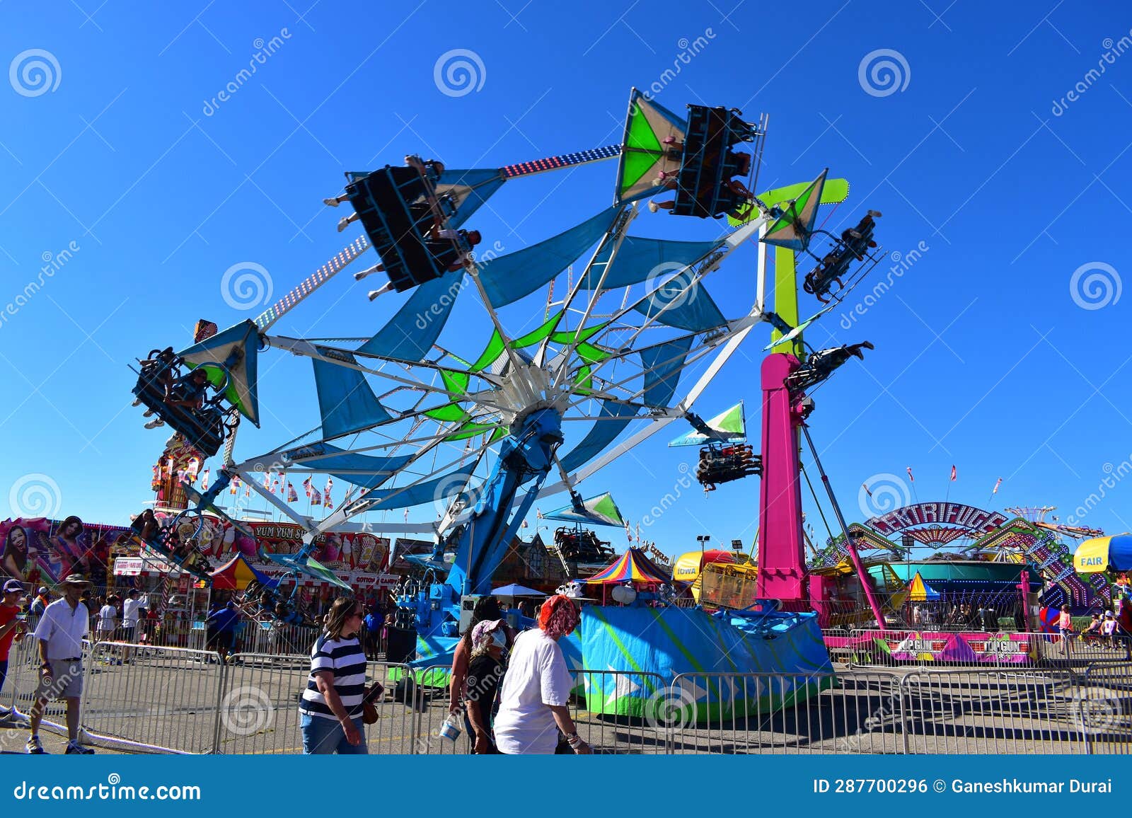 Des Moines, Iowa, USA August 12, 2025 Iowa State Fair 2025 Editorial