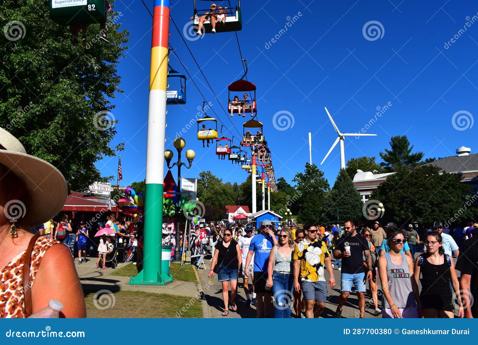 Des Moines, Iowa, USA August 12, 2023 Iowa State Fair 2023 Editorial