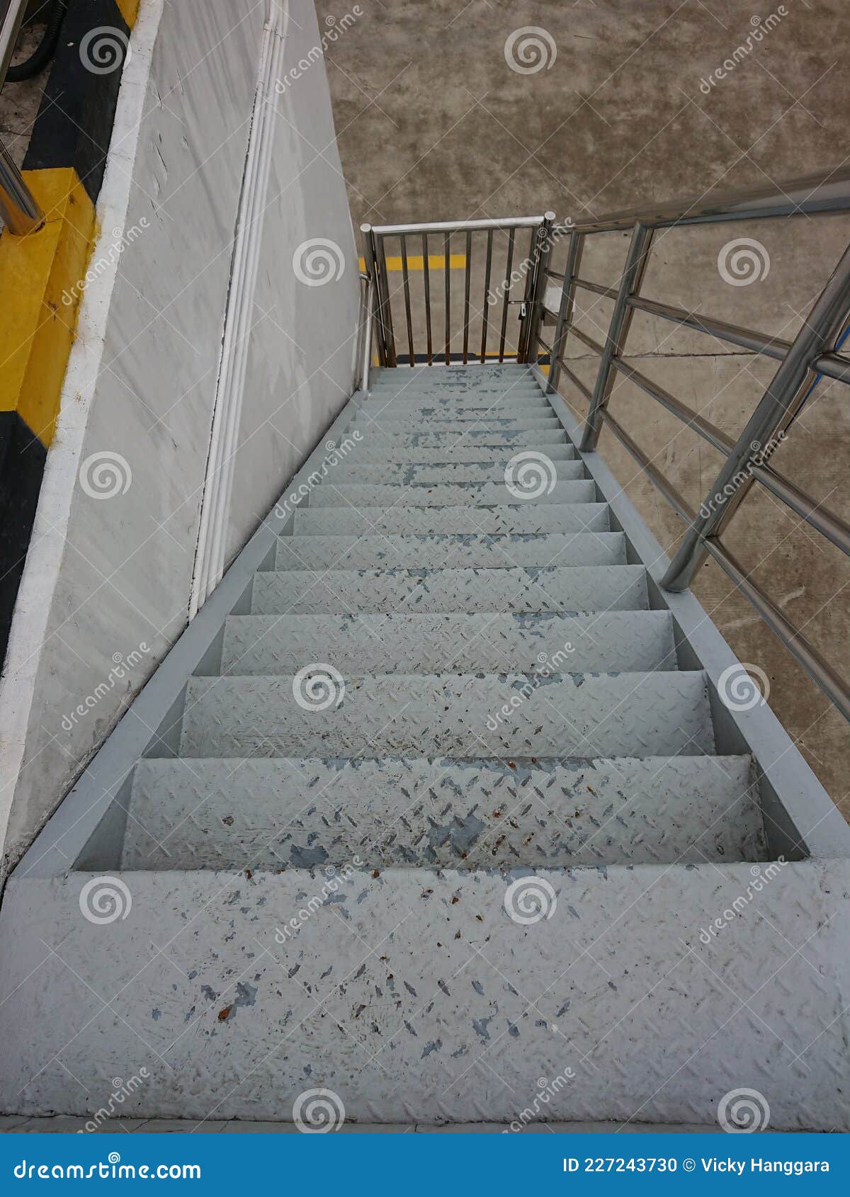 Descending Stairs Background Portrait Outdoor Stock Photo - Image of ...