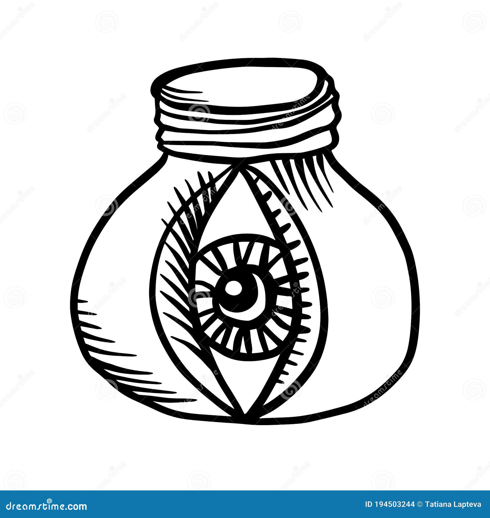 Gráfico vetorial de ilustração de olho perfeito para design de