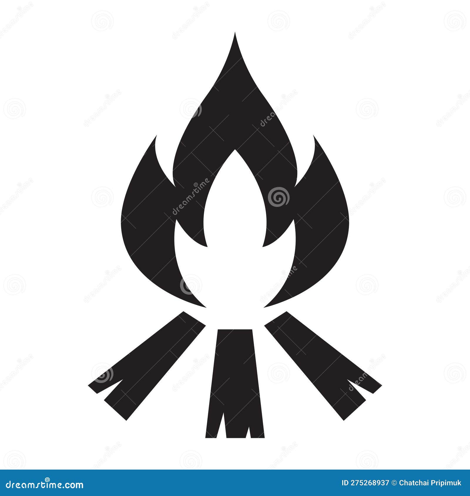 Design PNG E SVG De Desenho Animado Fogo Ilustração Preto Branco