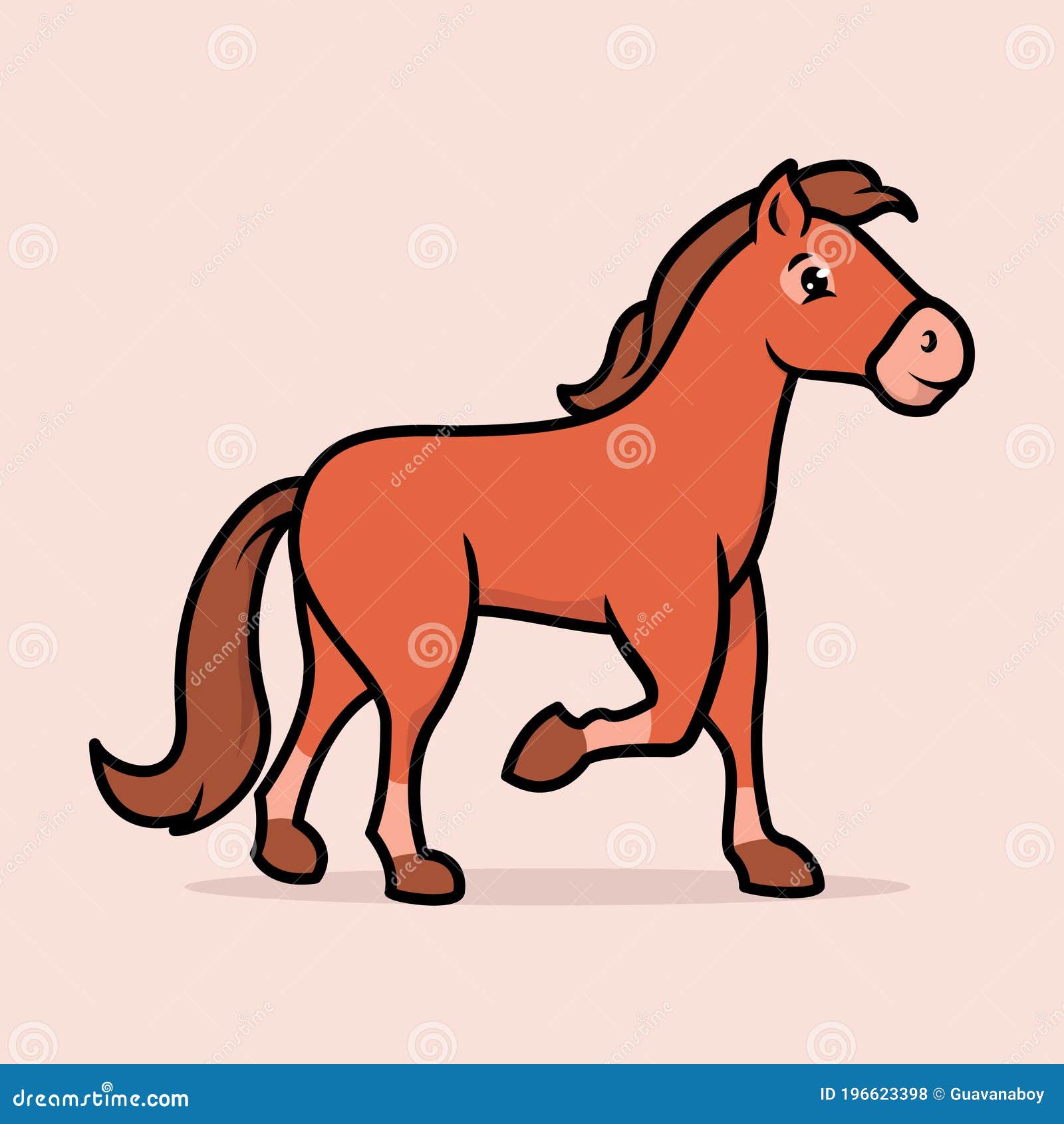 COMO DESENHAR UM CAVALO KAWAII FÁCIL🐎 