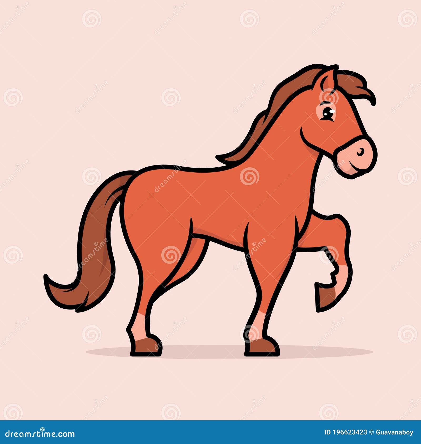 COMO DESENHAR UM CAVALO KAWAII FÁCIL🐎 