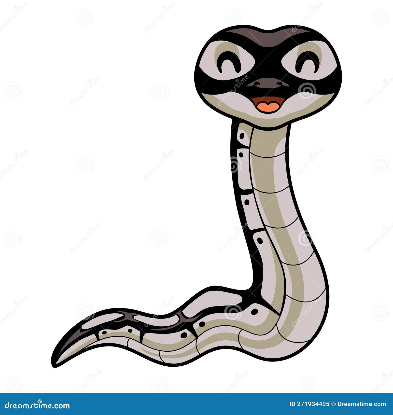 Desenho De Feliz Ilustração Vetorial Cobra Animado PNG , Desenho