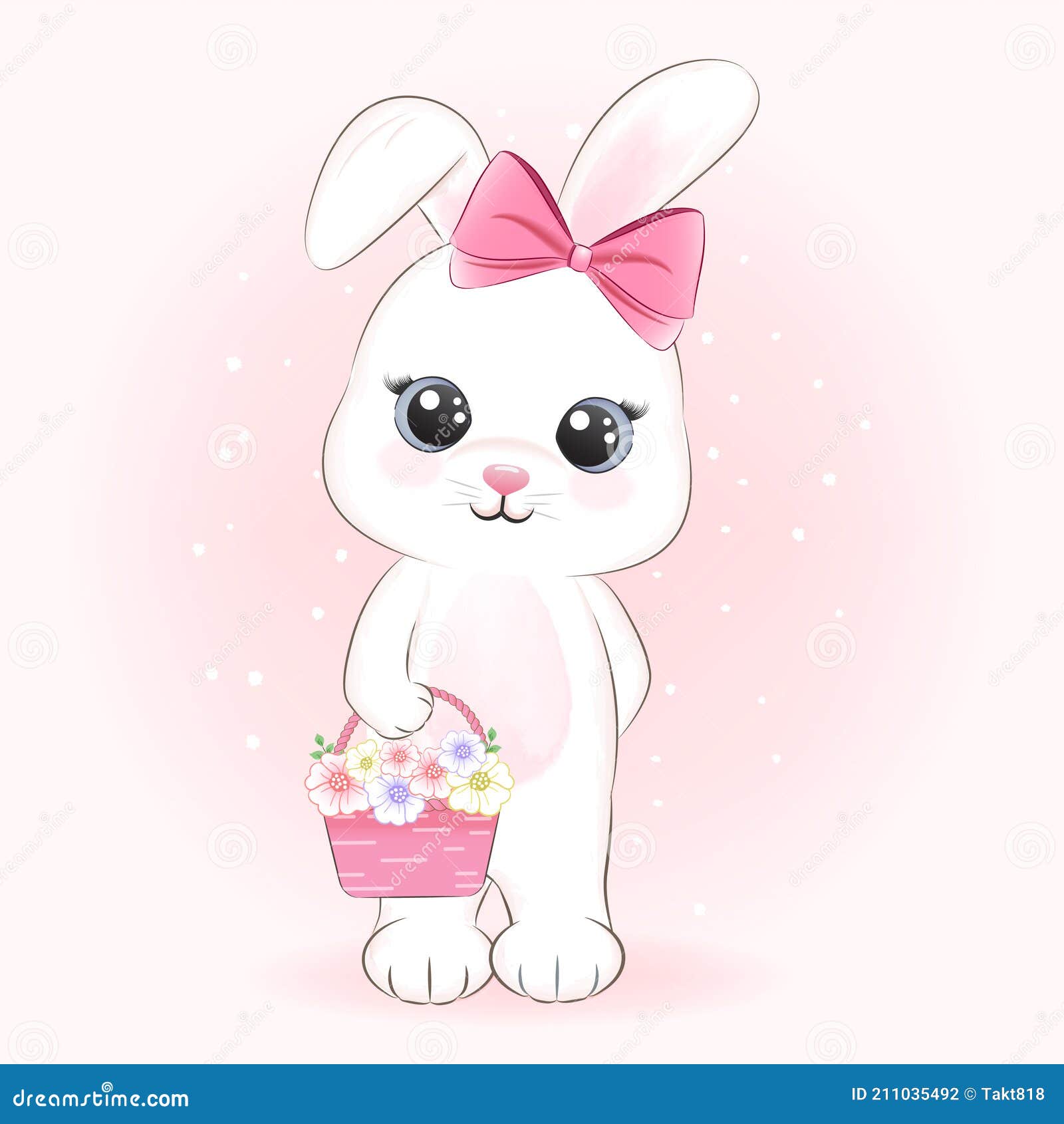 ilustração de coelho fofo coelho kawaii chibi estilo de desenho vetorial  coelho coelhinho dos desenhos animados 17048040 Vetor no Vecteezy