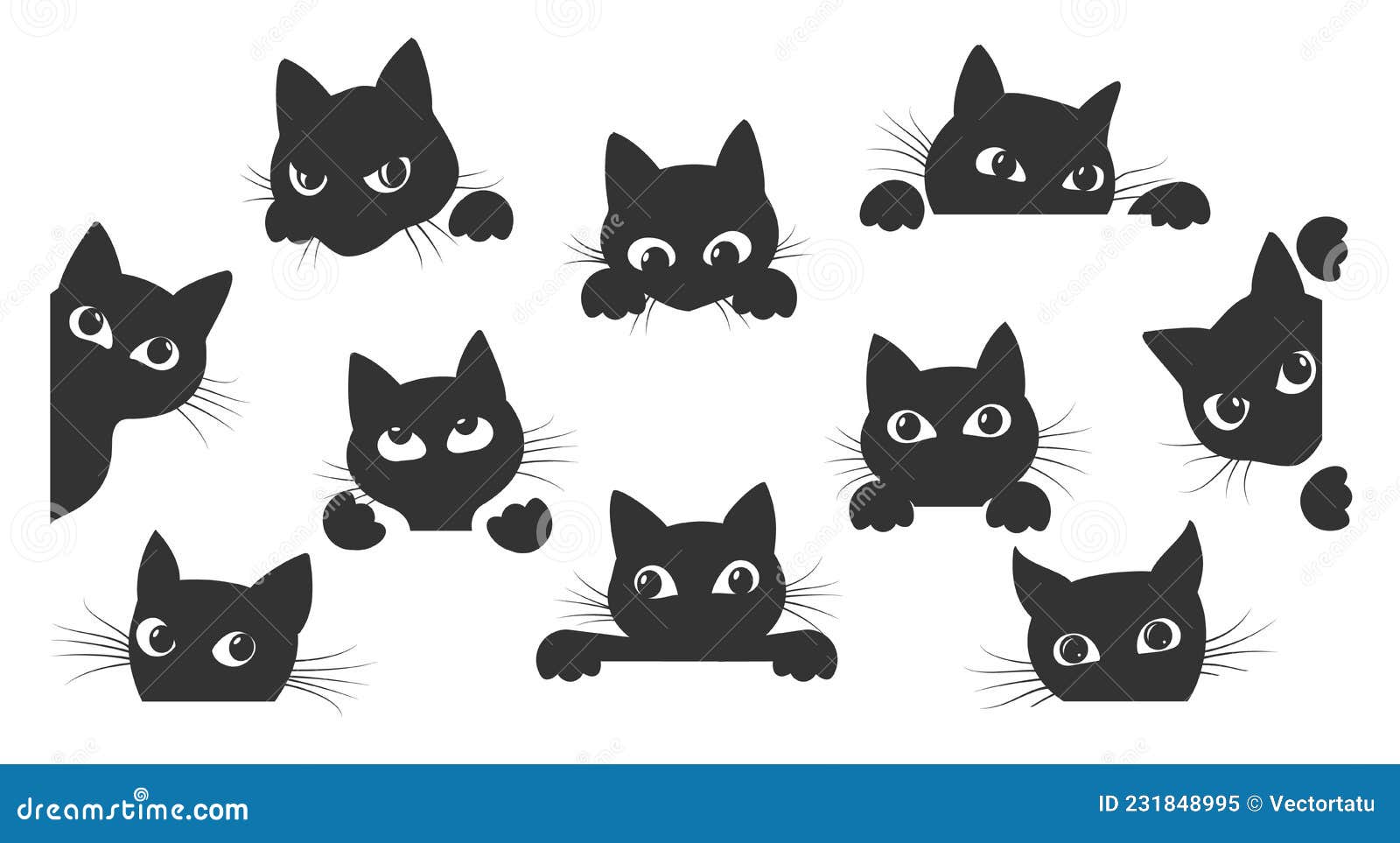 Desenho Animado De Espião De Gato Ilustração do Vetor - Ilustração de  feliz, orelha: 231848995