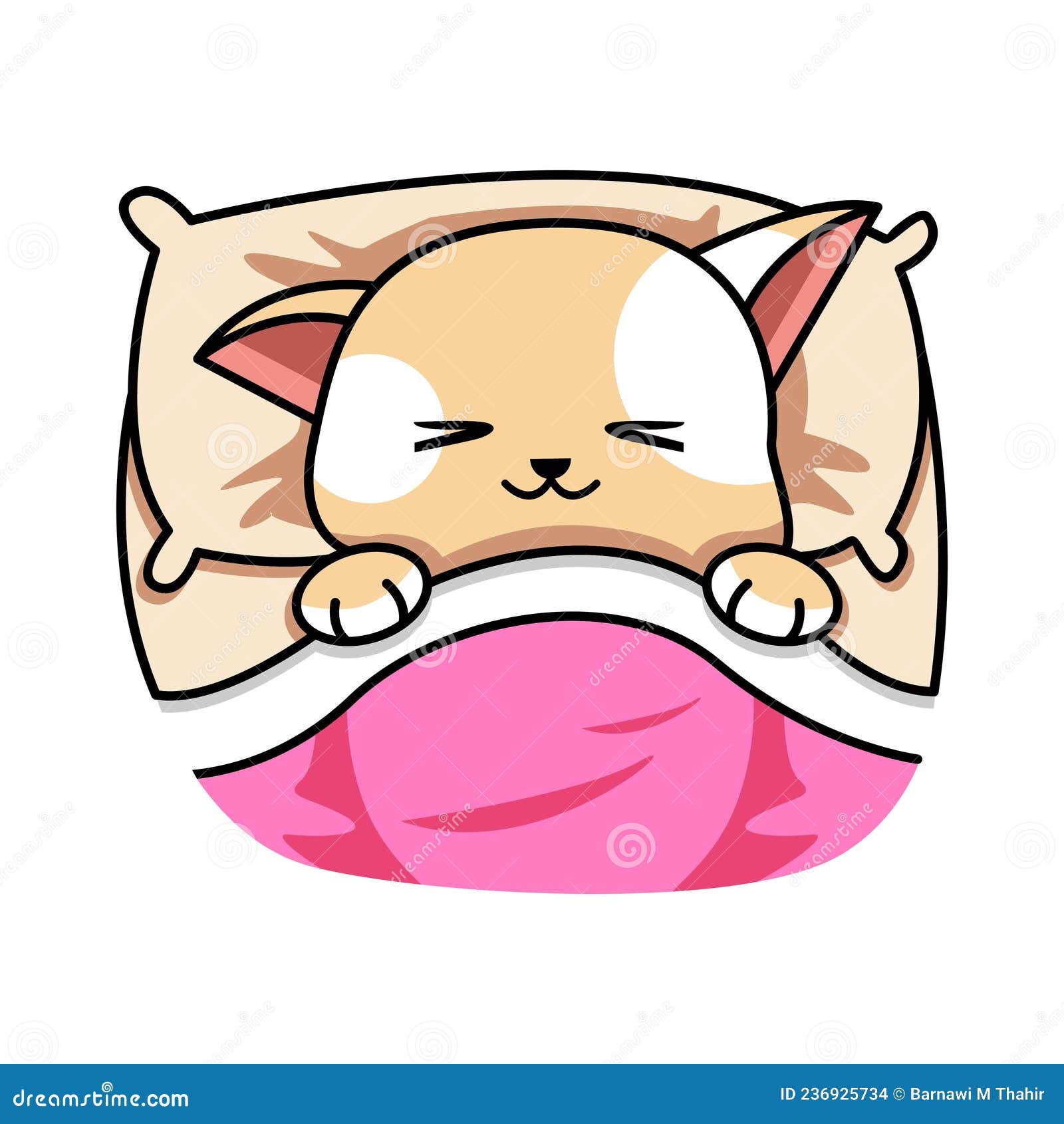 Desenho de Gato a dormir pintado e colorido por Usuário não