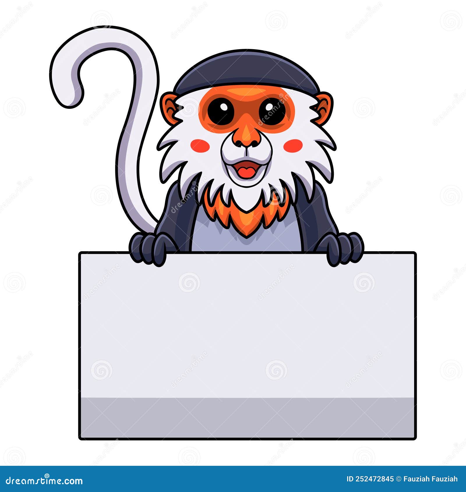 Desenho Animado De Macaco-prego Giro Ilustração do Vetor - Ilustração de  criatura, mandril: 248957261