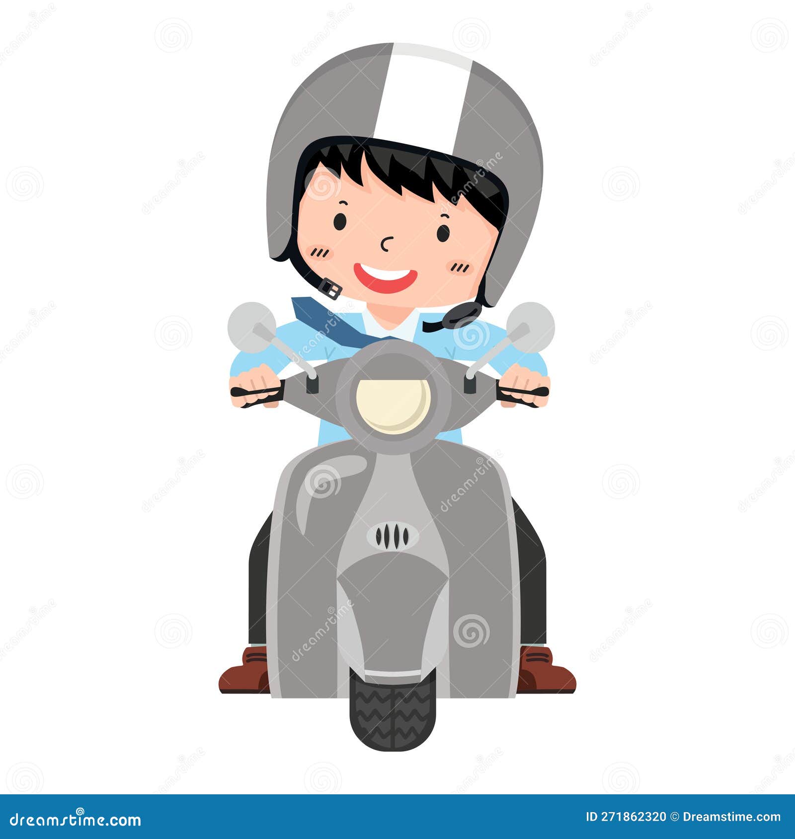 Clipart de desenho animado de motocicleta com rosto de veículo