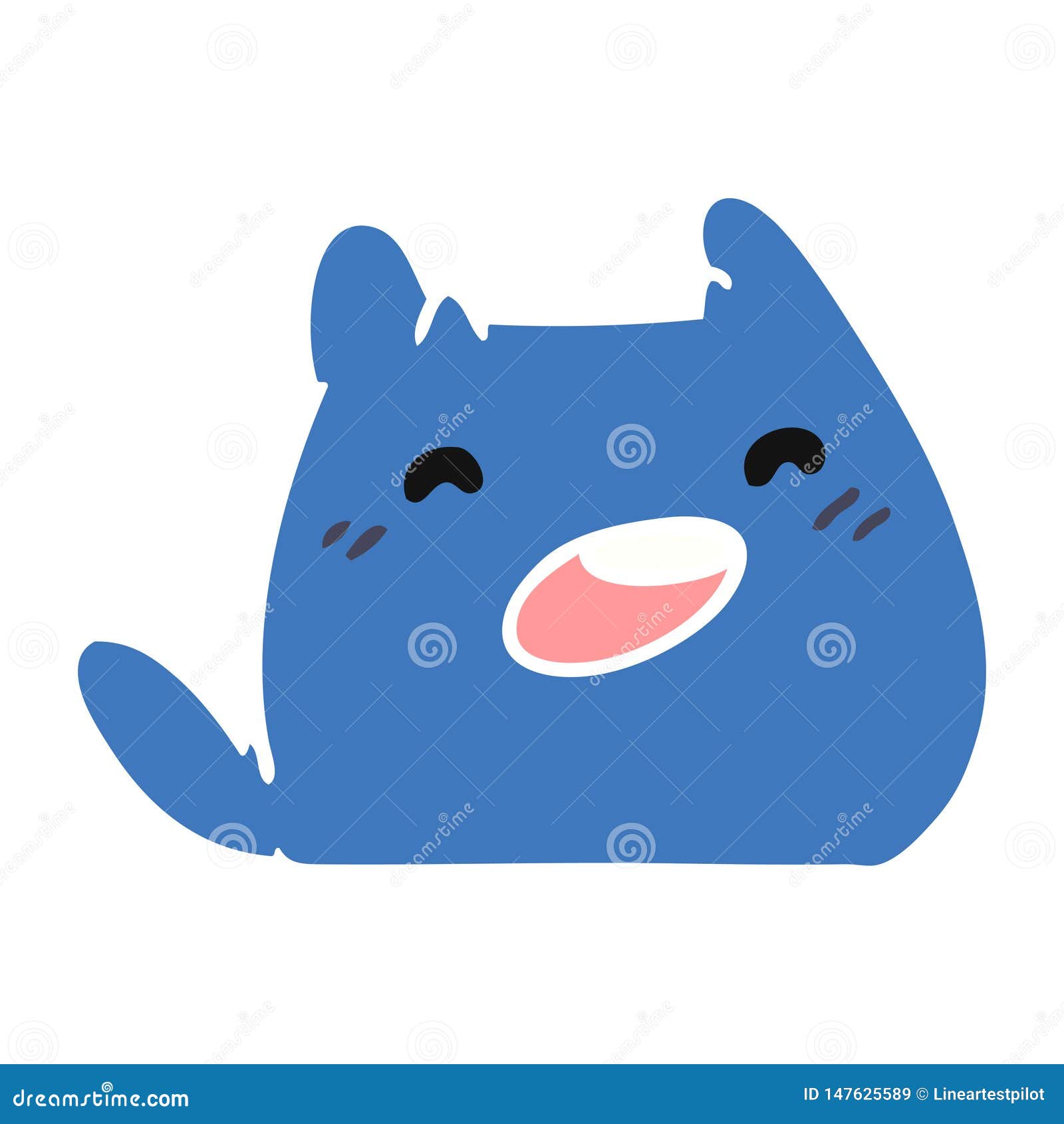 cachorro animal desenho animado rabisco kawaii anime página para