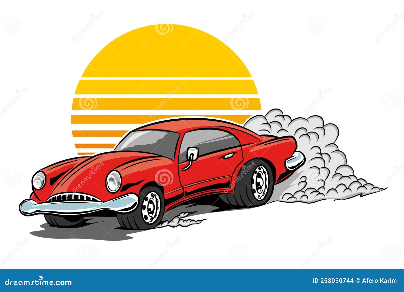 Desenho de Carro de corrida pintado e colorido por Usuário não