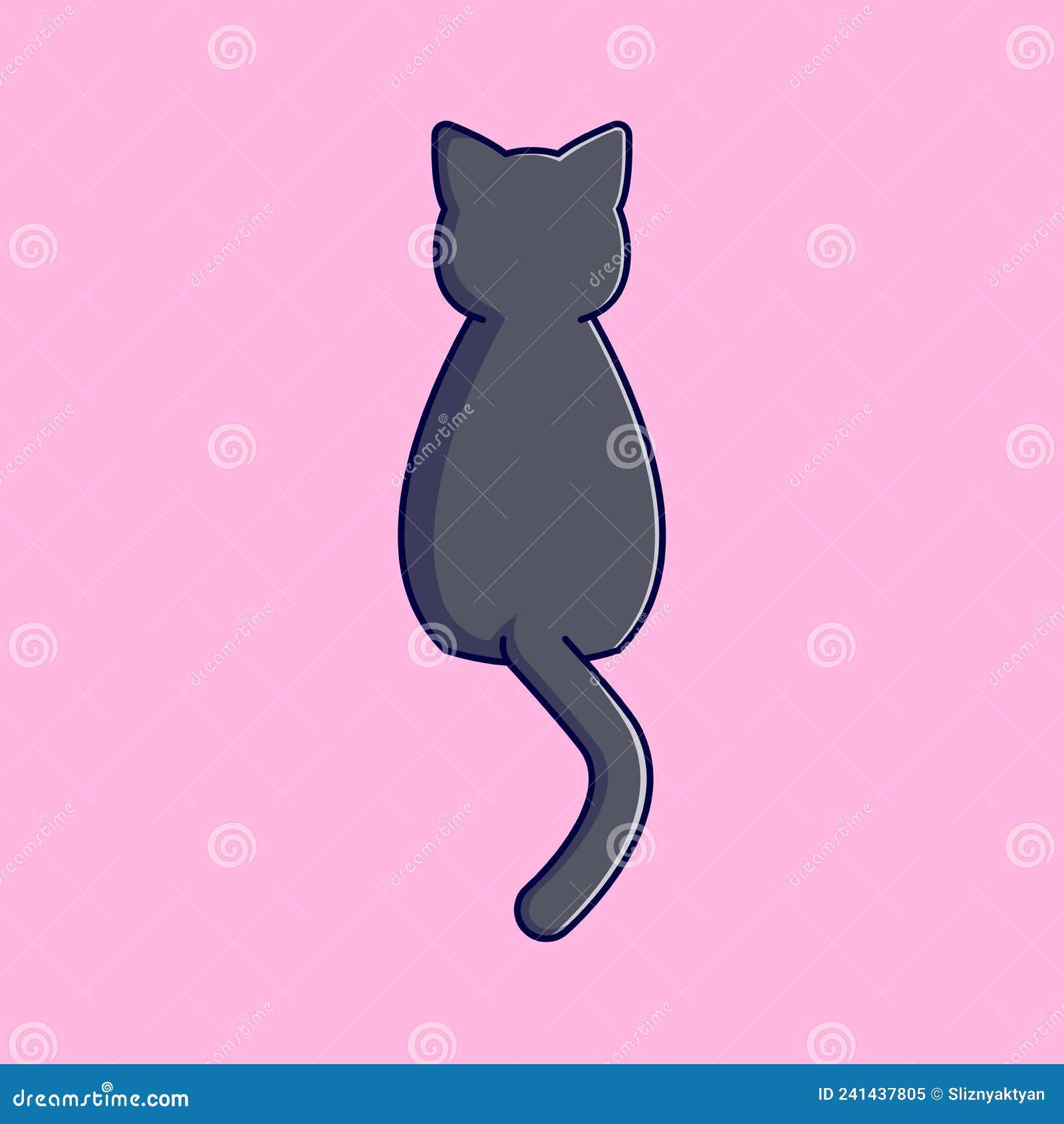 Quadro Infantil Desenho Cacto Gato Cat Menina Rosa