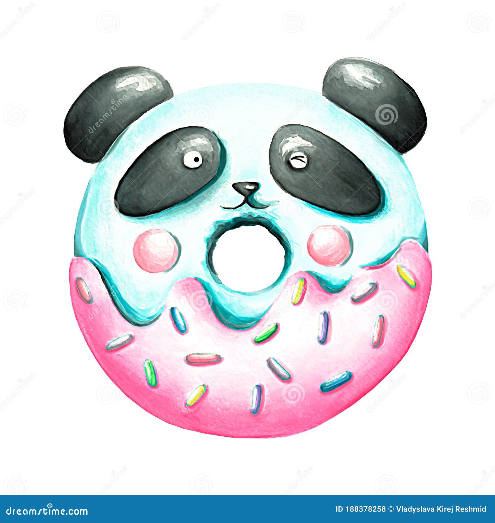 How to draw PANDA DONUT Kawaiil Como desenhar PANDA DONUT Kawaii