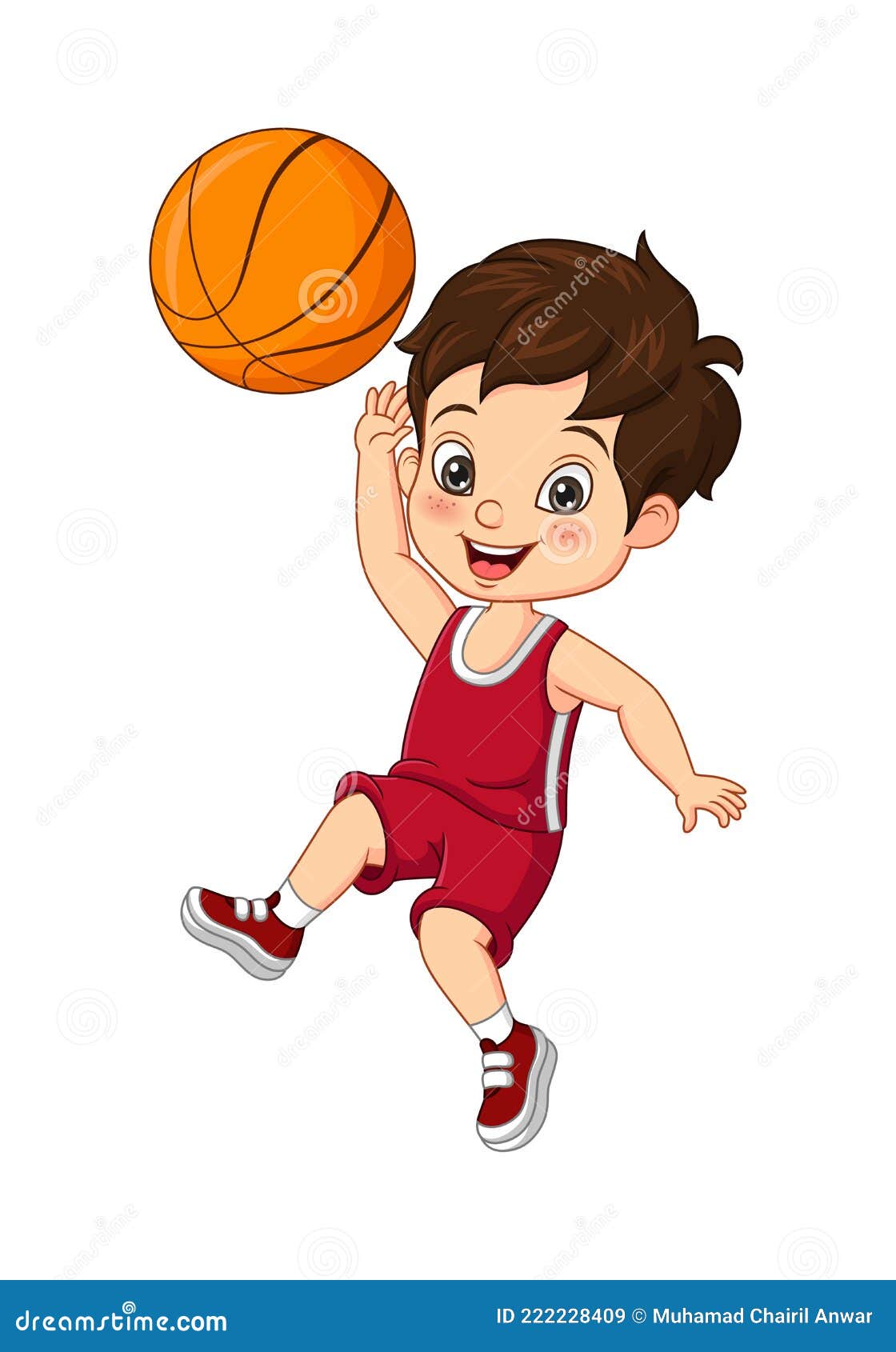 menino jogando basquete ilustração do ícone do vetor dos desenhos