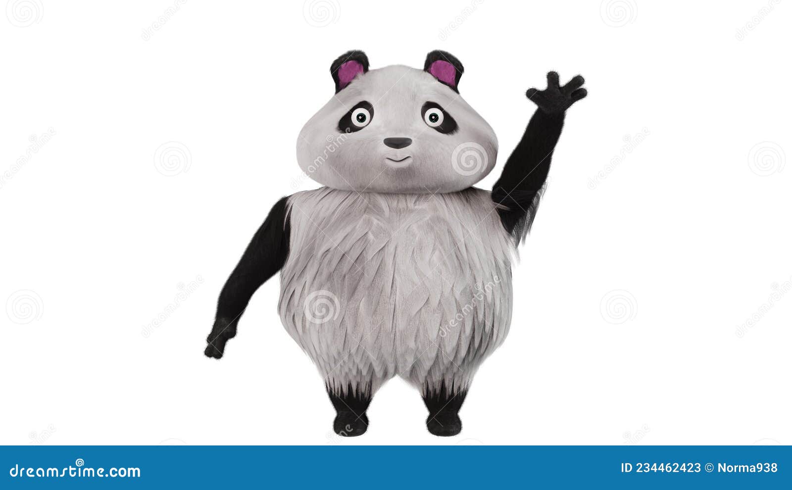 Como desenhar um urso Panda realista 