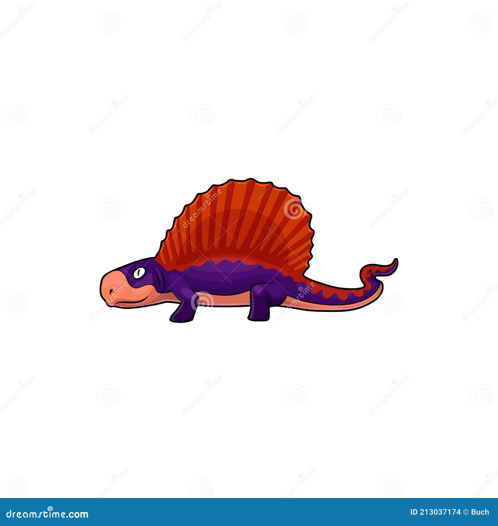 Diplodoco Dinossauro Desenho Animado Clipart Colorido Ilustração