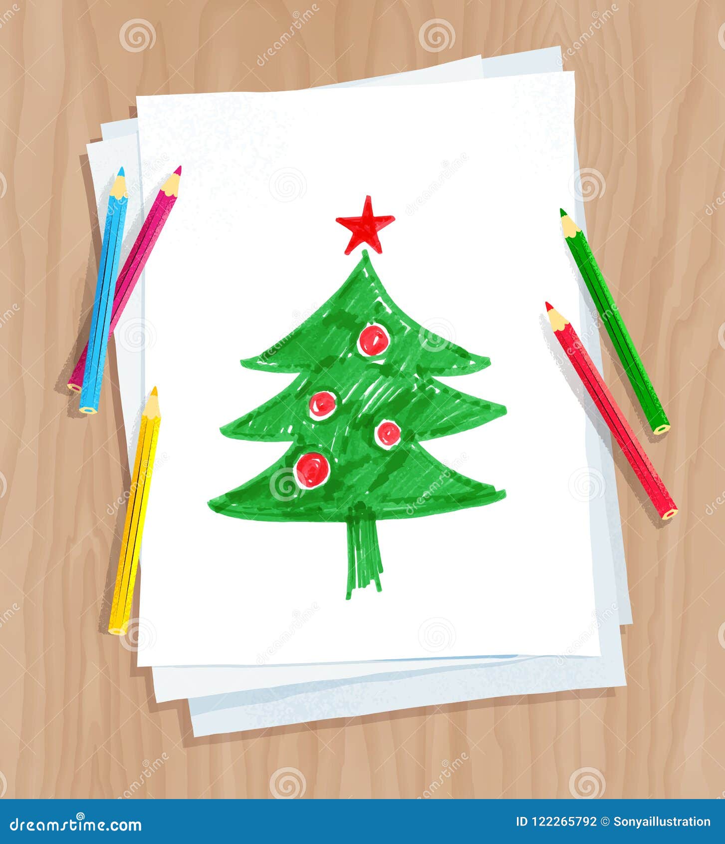 Fundo Desenhando Arvore De Natal Como Desenhar Arvore De Natal