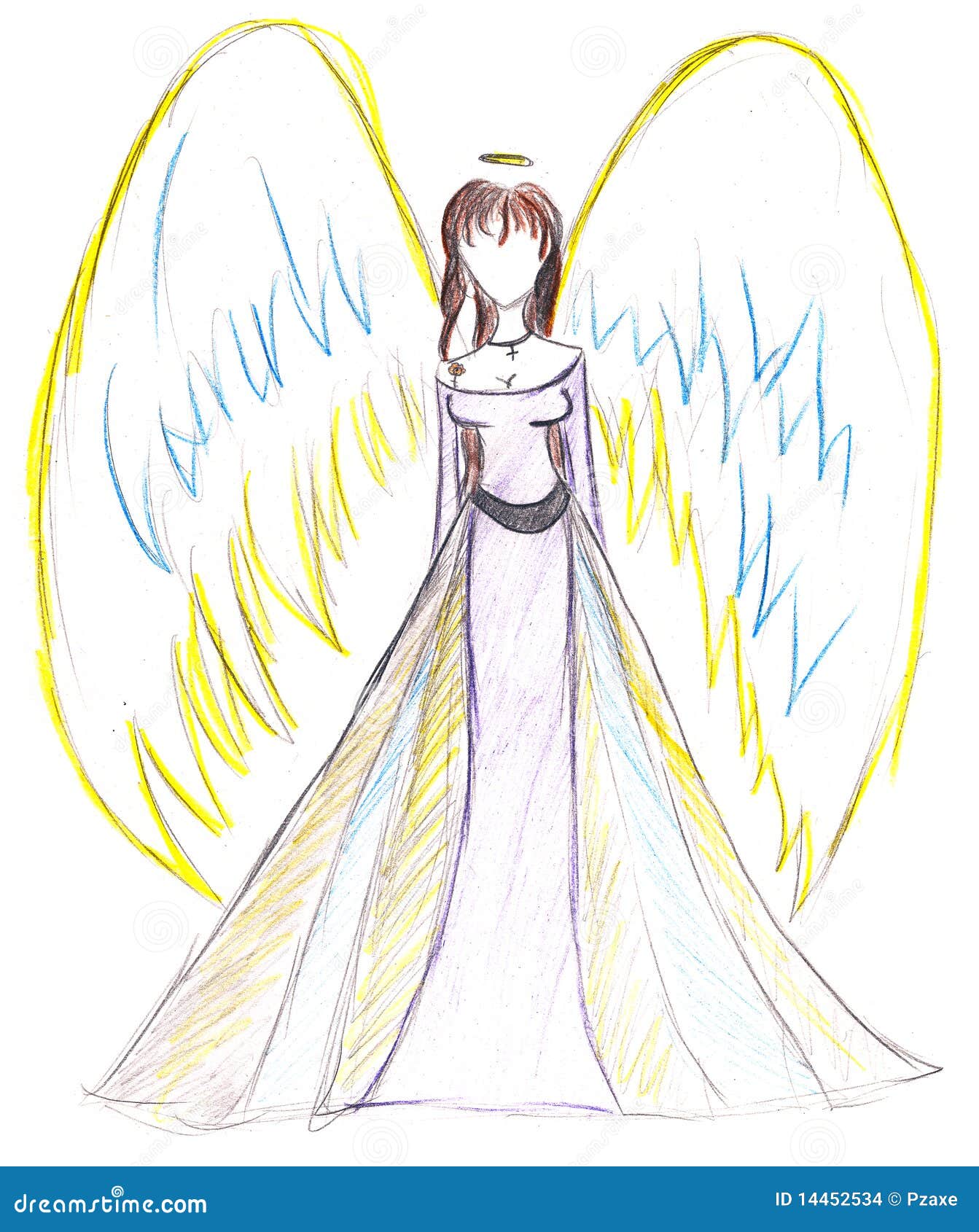 Featured image of post Desenho De Um Anjo Ela foi desenhada especificamente para invocar um anjo somente de cada vez