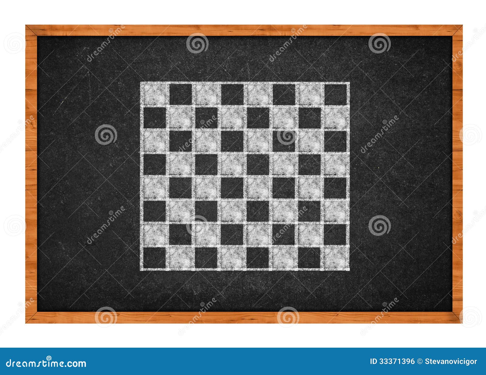 Desenho Da Placa De Xadrez Em Um Quadro Preto Foto de Stock - Imagem de  preto, xadrez: 33371396