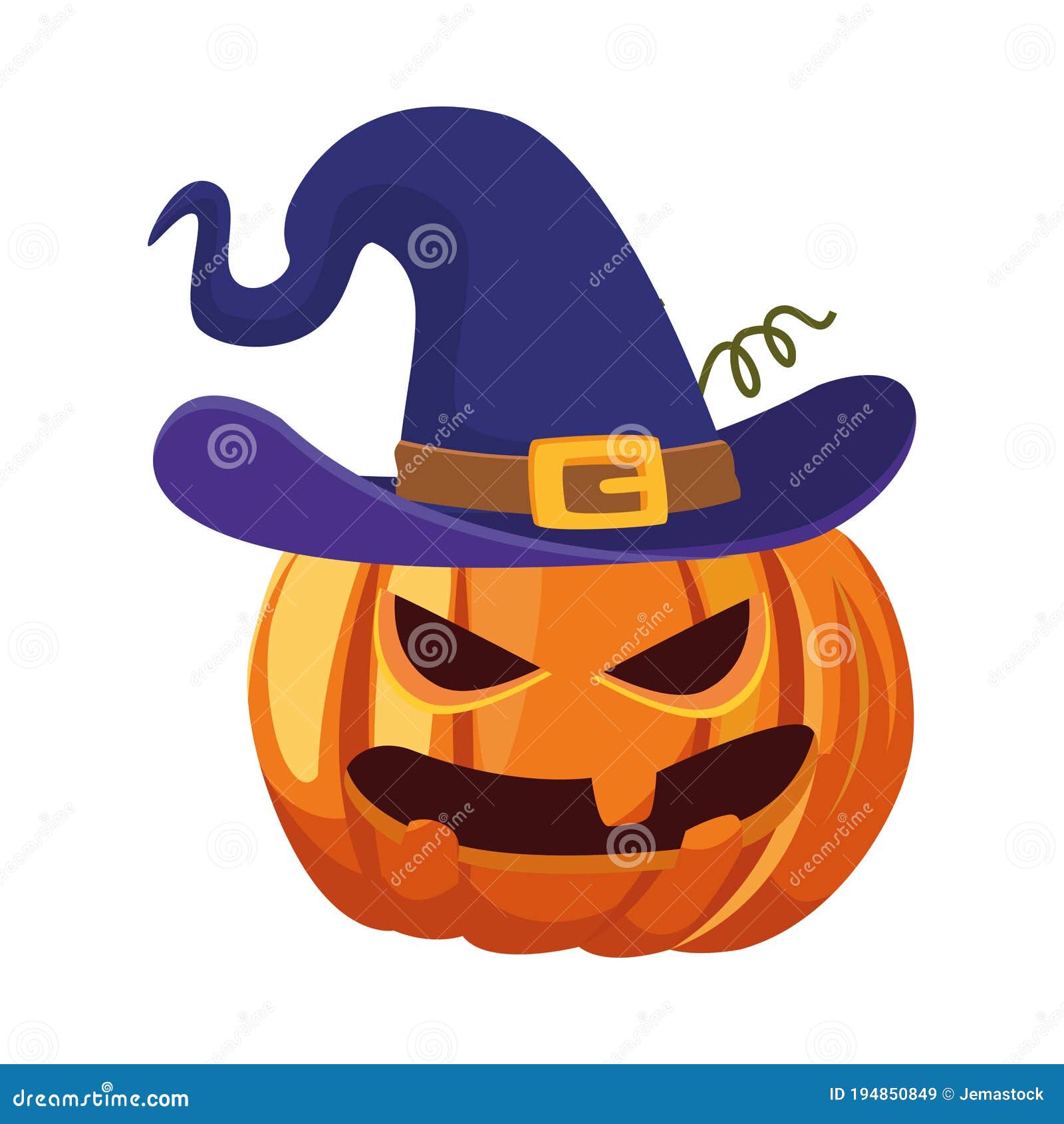 Vetores de Desenho De Cara De Abóbora Assustadora De Halloween